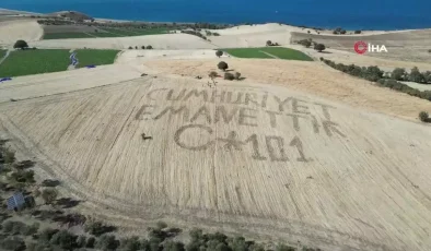 Ayvacık’ta Köylülerden Anlamlı 29 Ekim Videosu